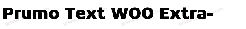 Prumo Text W00 Extra字体转换